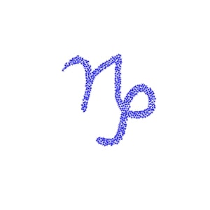 やぎ座のシンボル