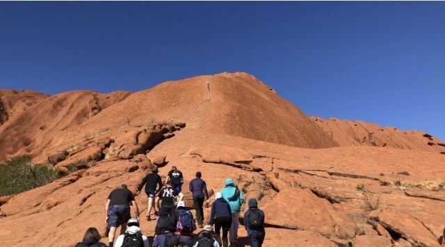 エアーズロックの写真